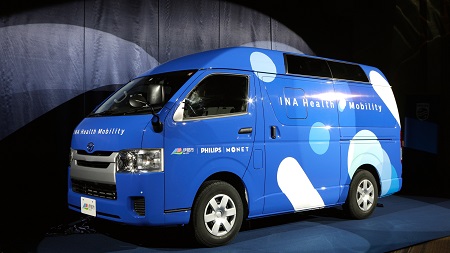 長野県伊那市の実証実験で2019年12月から運用開始したヘルスケアモビリティ車両