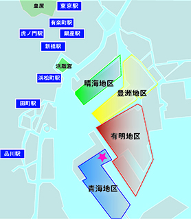 アルバルク　TOYOTA ARENA TOKYO地図