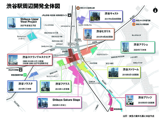 渋谷周辺地図